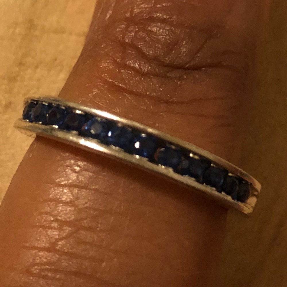 Sterling silver Sapphire ring